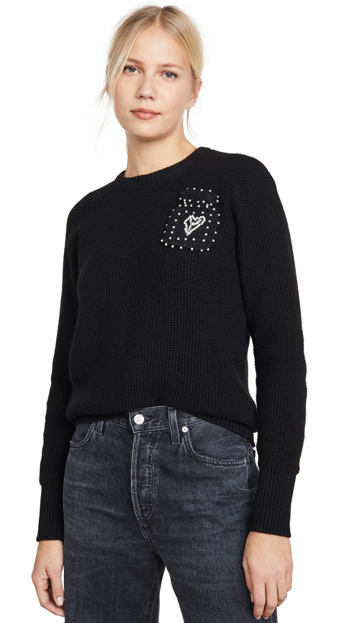 Michaela Buerger Waffle Knit Cashmere Sweater