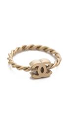 What Goes Around Comes Around Vintage Chanel Rope Twist Ring
