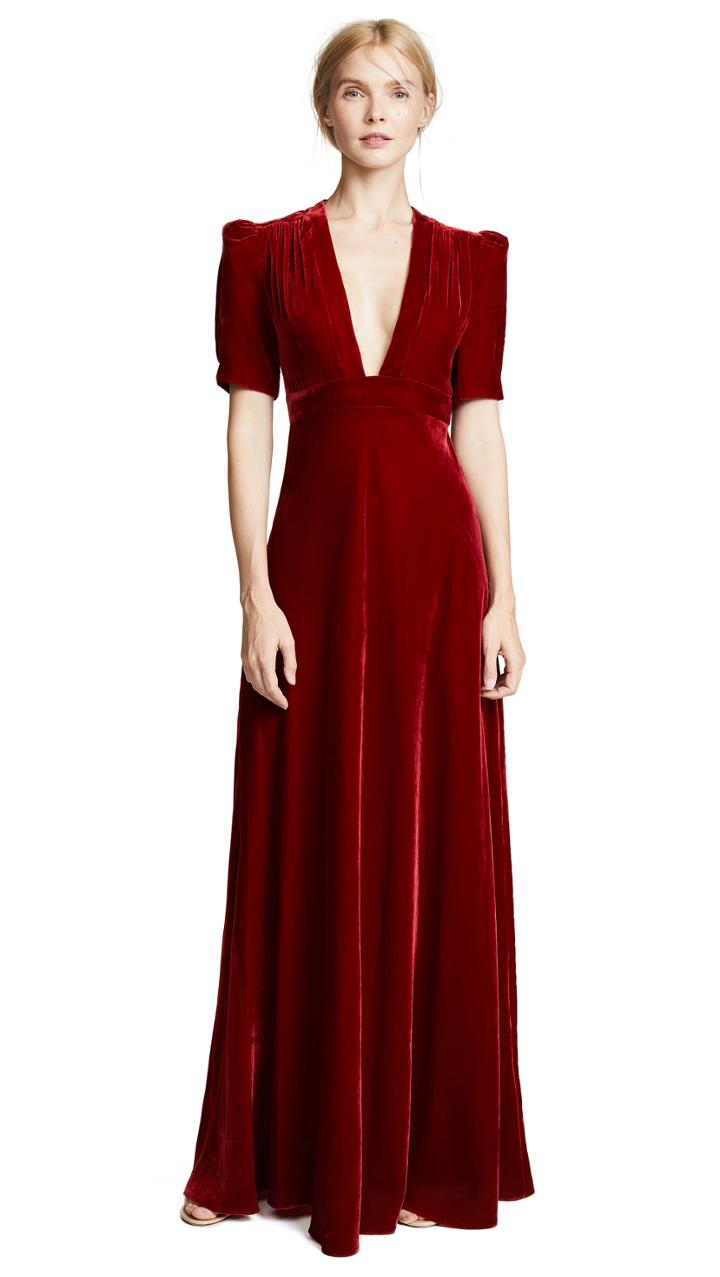 Jill Jill Stuart Short Sleeve Gown