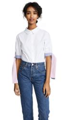 English Factory Long Sleeve Ruffled Top