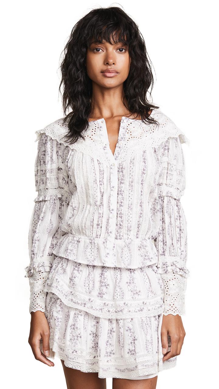 Loveshackfancy Alaine Top