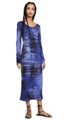 Raquel Allegra Fitted Long Sleeve Dress
