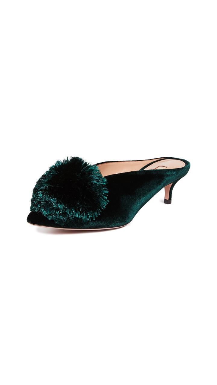 Aquazzura Powder Puff 45 Mules