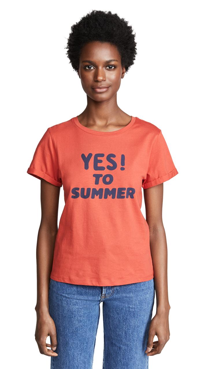 A P C Yes To Summer T Shirt