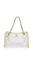 What Goes Around Comes Around Chanel Clear Vinyl Tote