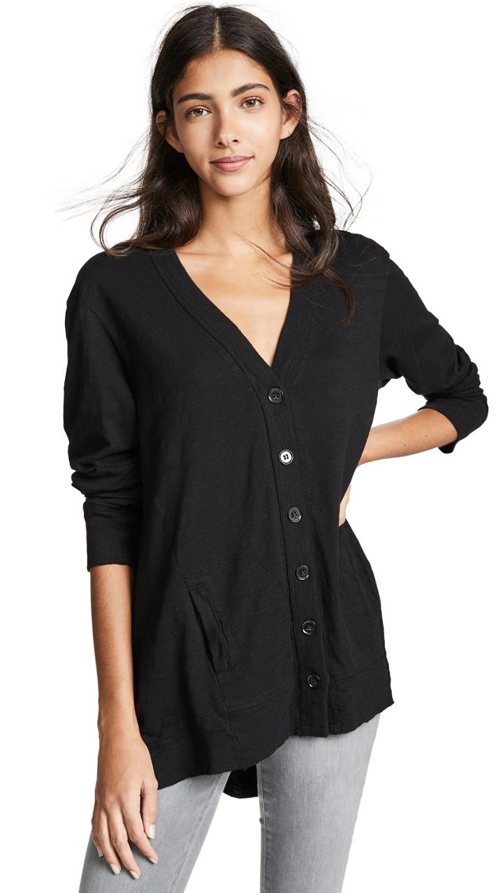 Wilt Slouchy Rib Mix Cardigan