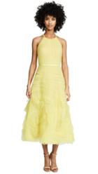 Marchesa Notte Tulle Gown With Draped Bodice