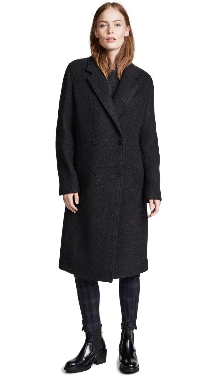 T By Alexander Wang Double Sided Card Coat