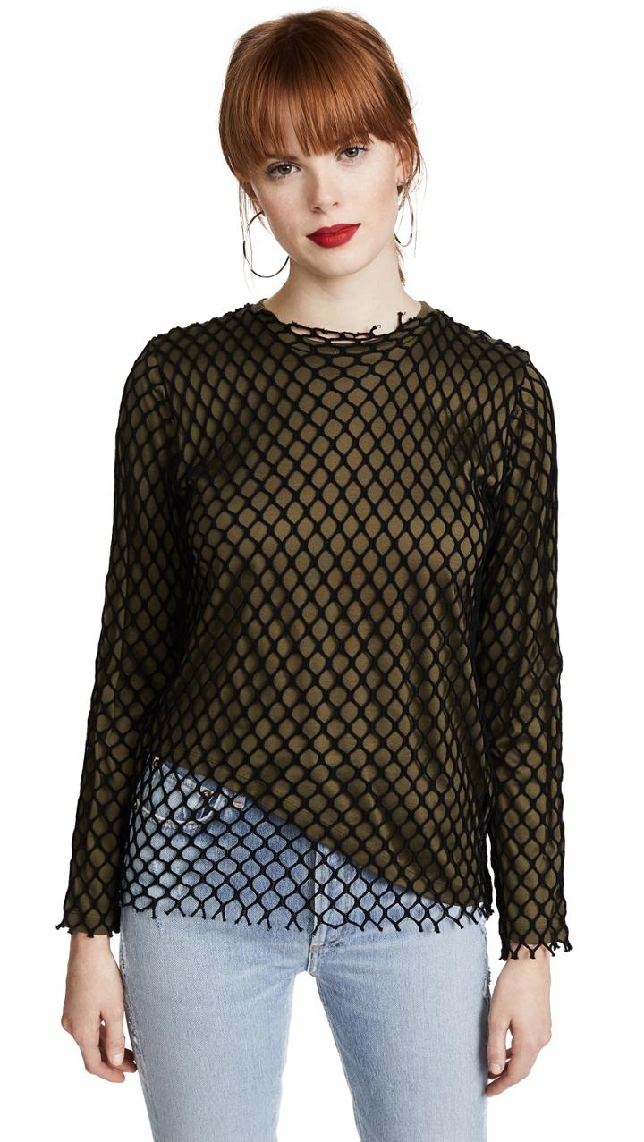 Michaela Buerger Patch Tee With Trim