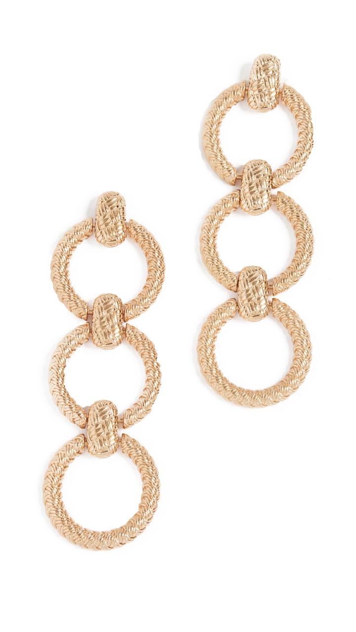 For Love Lemons Circle Link Earrings