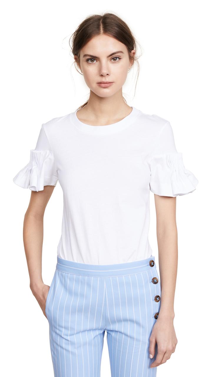 Victoria Victoria Beckham Cartridge Pleat Tee