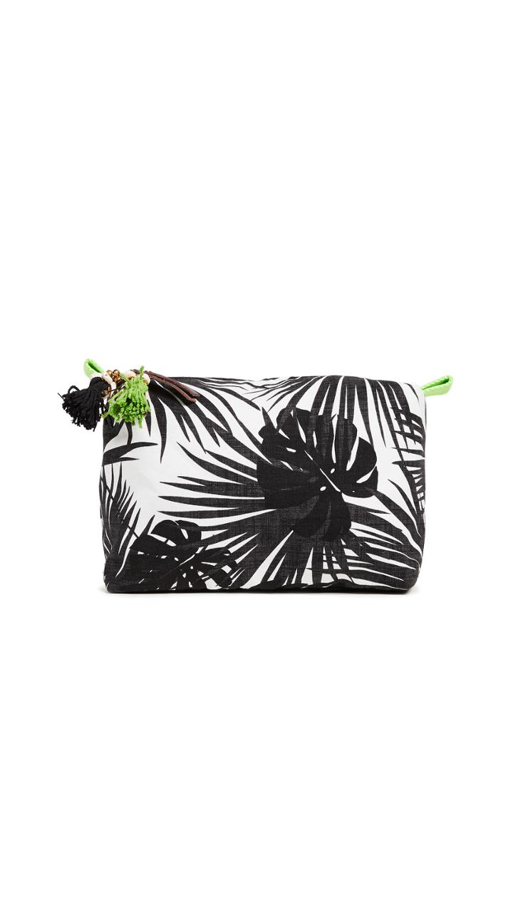 Jadetribe Aloha Cosmetic Neon Zip Puka Pouch