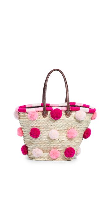 Soeur Du Maroc Grande Marrakech Pom Pom Tote