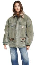 R13 Vintage Arctic Quilt Lined Jacket