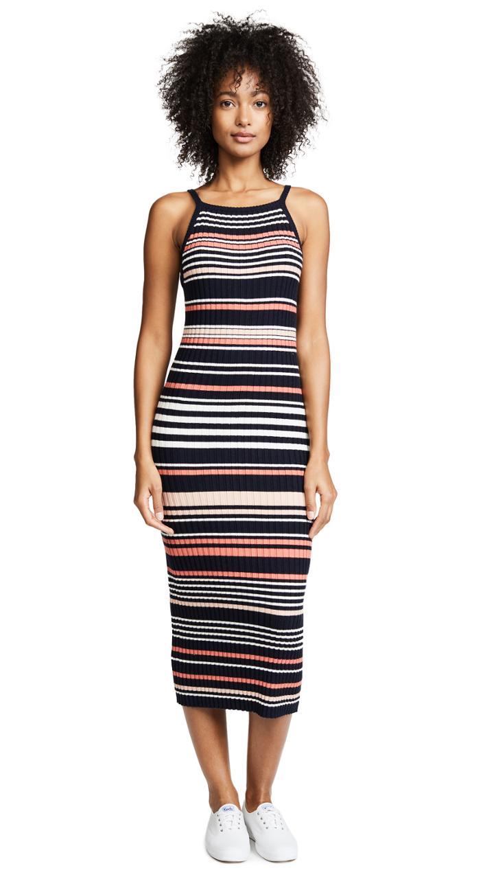 Cupcakes And Cashmere Dani Striped Sweater Dress