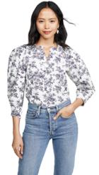 Jason Wu Printed Cotton Blouse