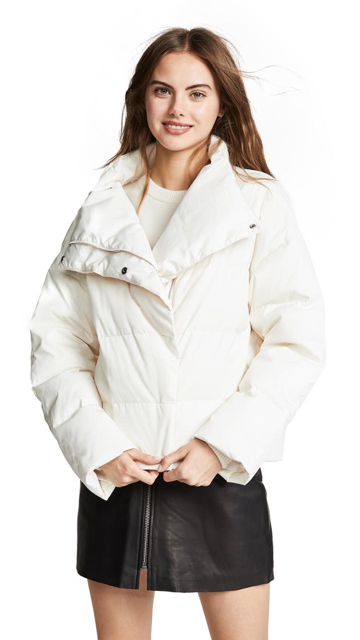 Theory Offset Puffer Coat