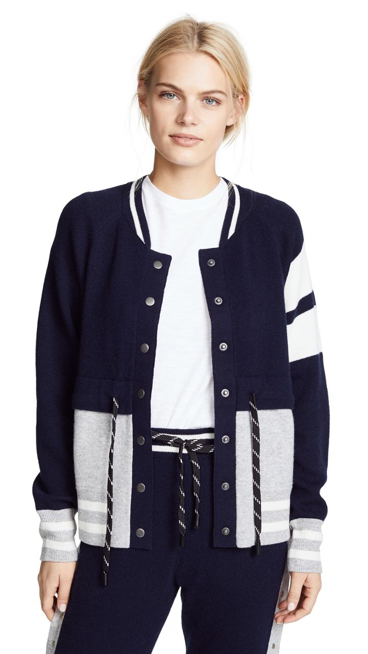 Zoe Jordan Wool Bomber Jacket