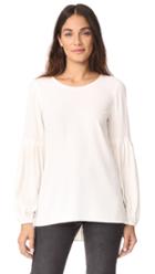 Elizabeth And James Harriet Big Sleeve Scoop Neck Top