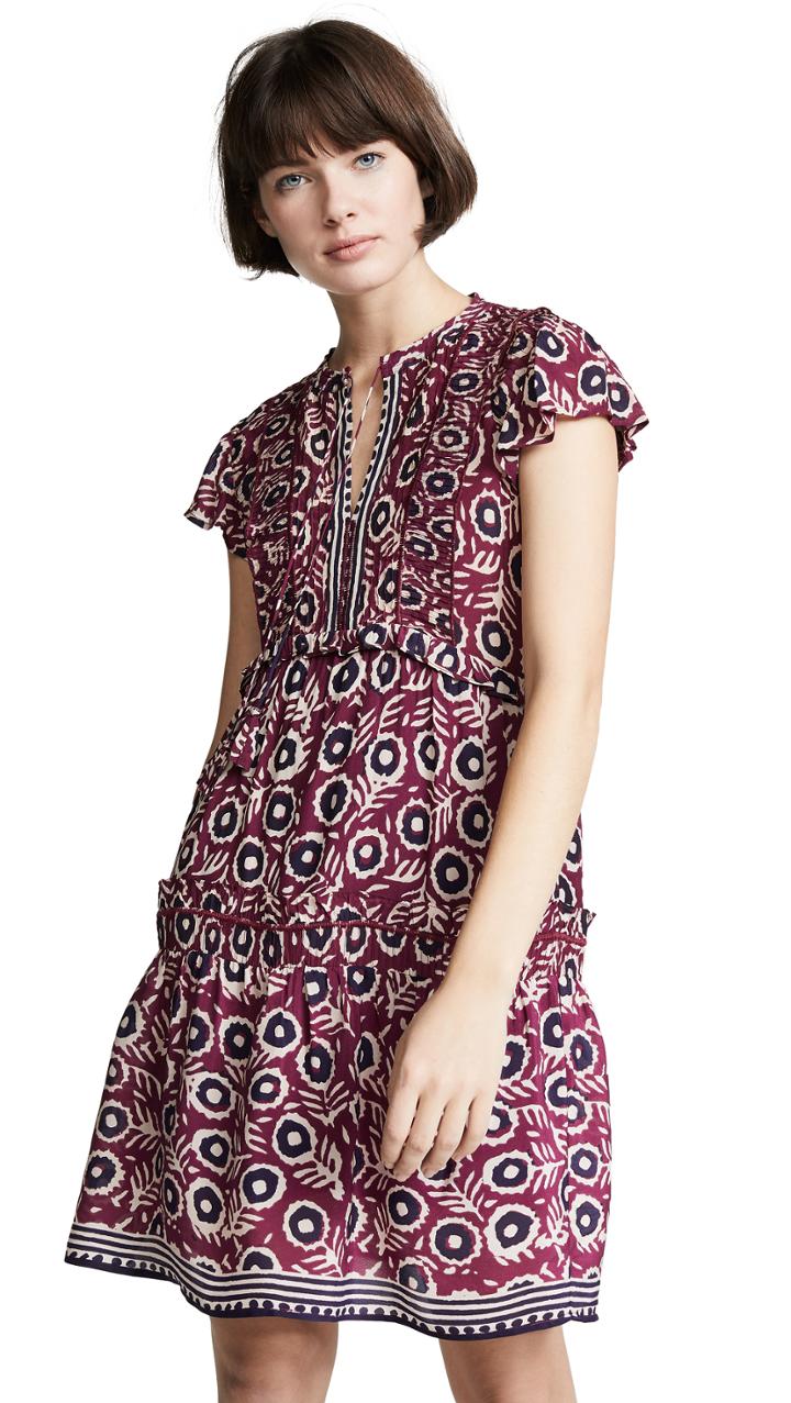Sea Emi Flutter Sleeve Dress