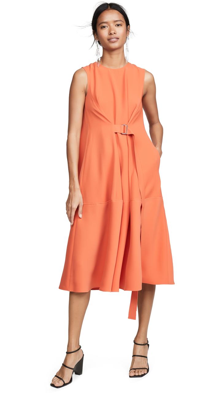 Adeam Belted Parachute Dress