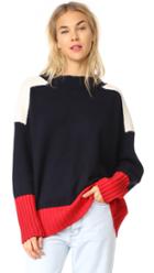 Chinti And Parker Cashmere Mondrian Sweater
