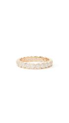 Zoe Chicco 14k Gold Eternity Ring With Round White Diamond