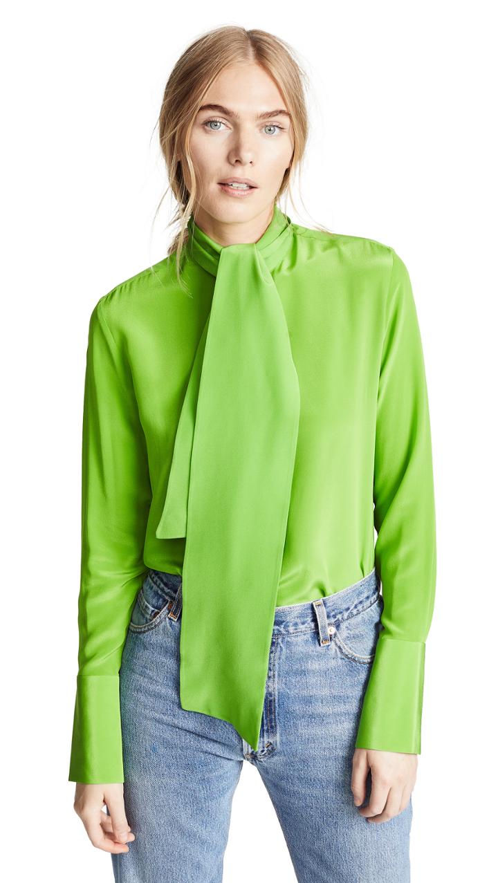 Victoria Victoria Beckham Tie Collar Shirt