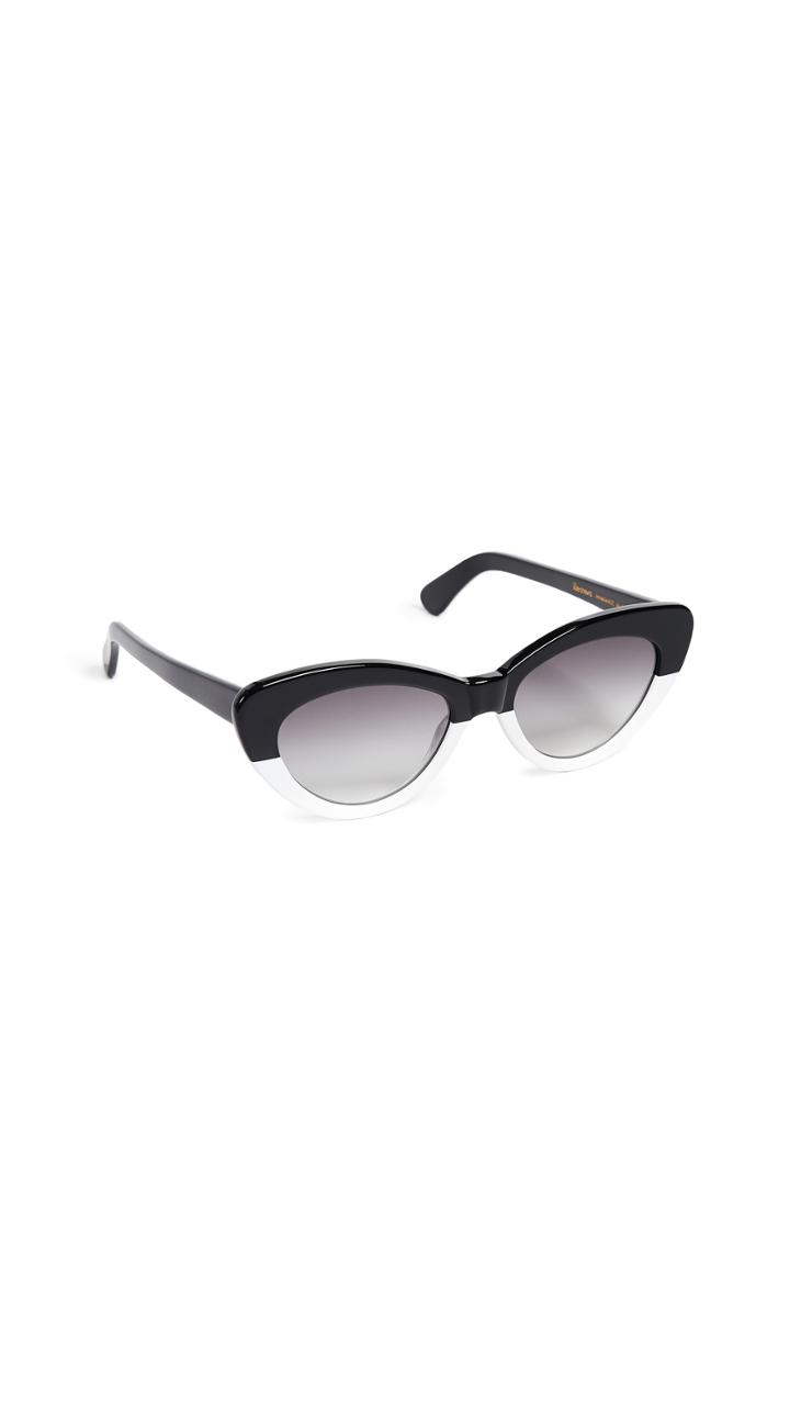Illesteva Pamela Half Half Sunglasses