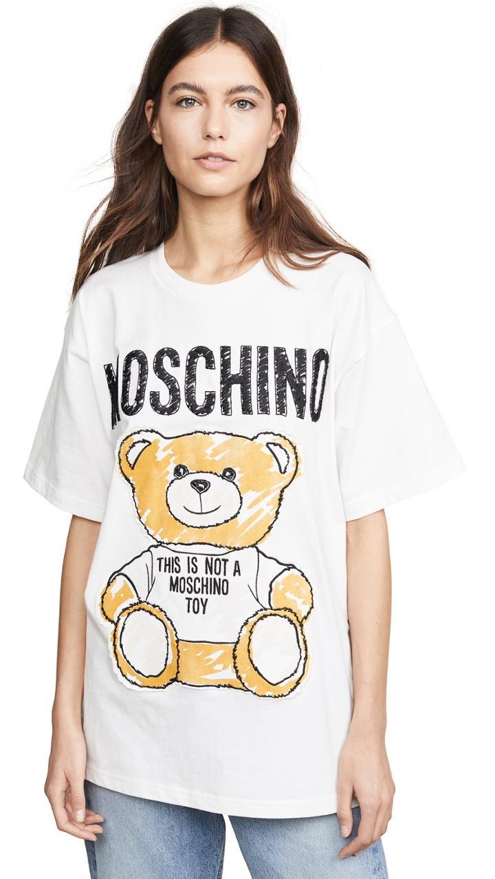 Moschino Moschino Bear Oversized T Shirt