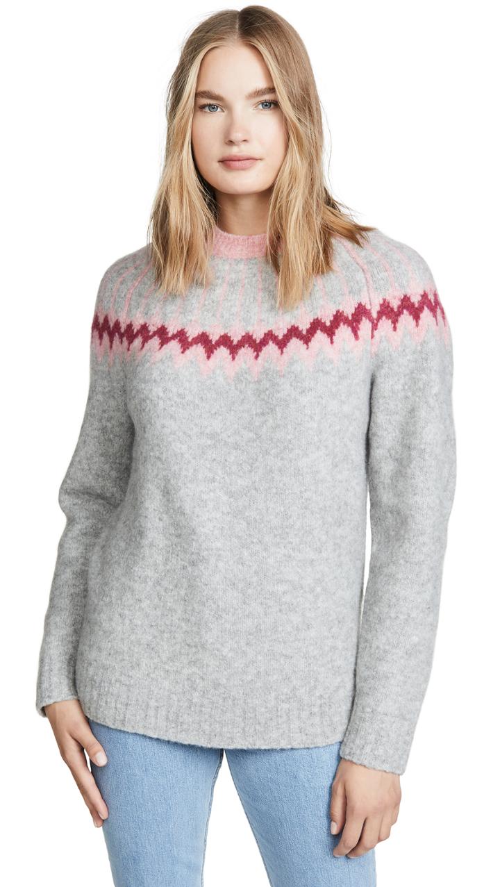 Jason Wu Fair Isle Crew Sweater