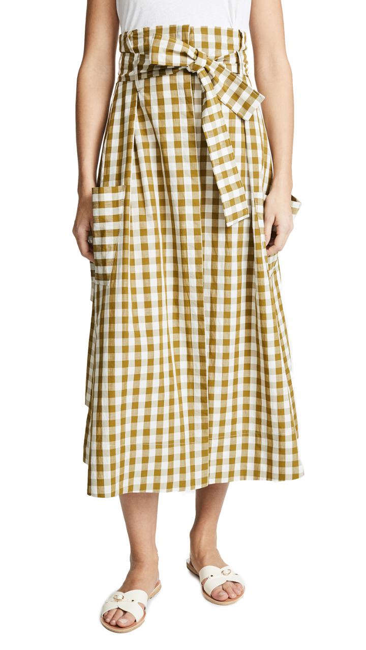 Whit Pocket Skirt
