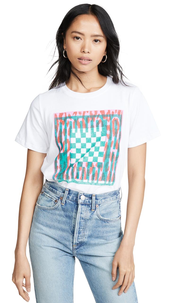 Proenza Schouler Pswl Baby Printed Tee