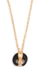 Chan Luu Petite Horn Necklace With Champagne Diamond