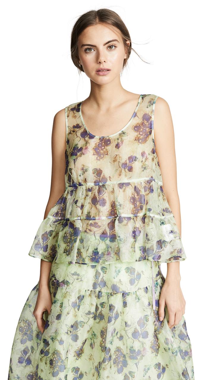 Leur Logette Antique Flower Top