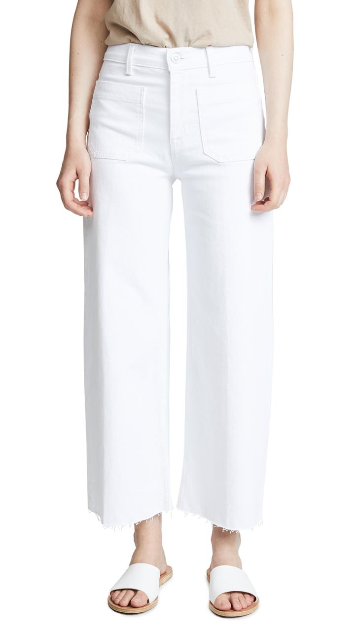Hudson Holly Wide Leg Cropped Jeans