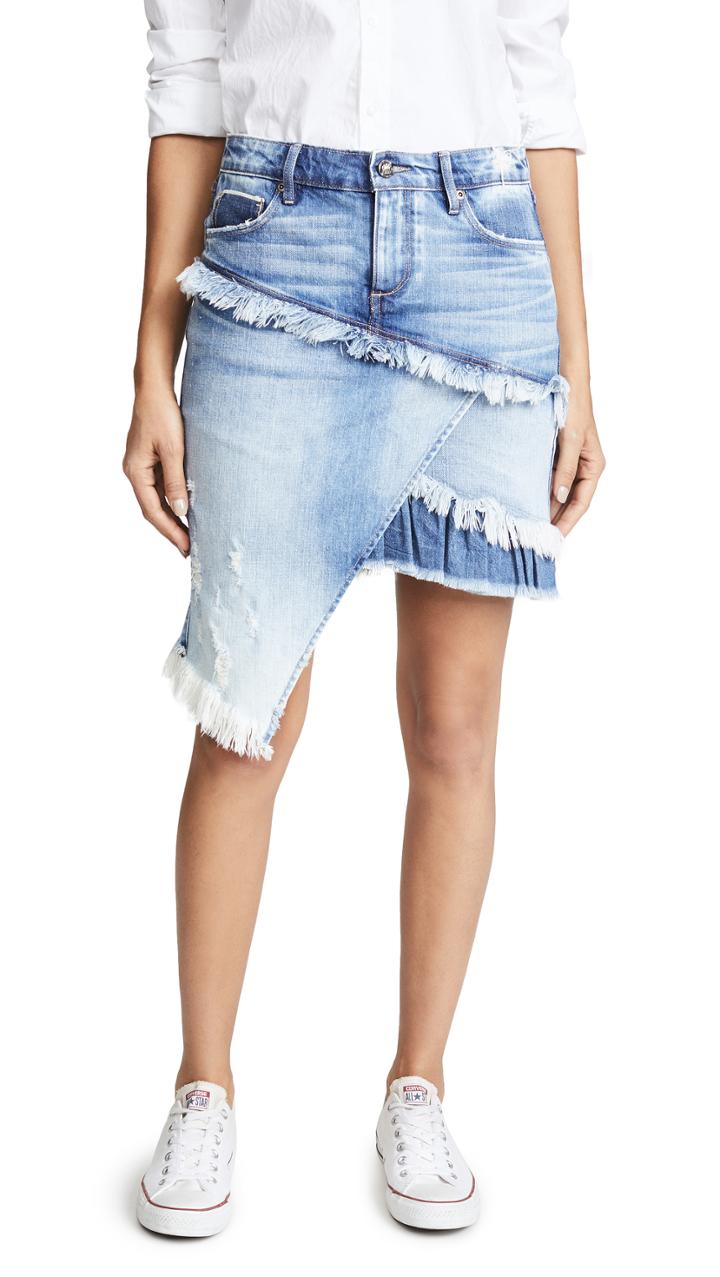 Tortoise Elseya Asymmetrical Skirt