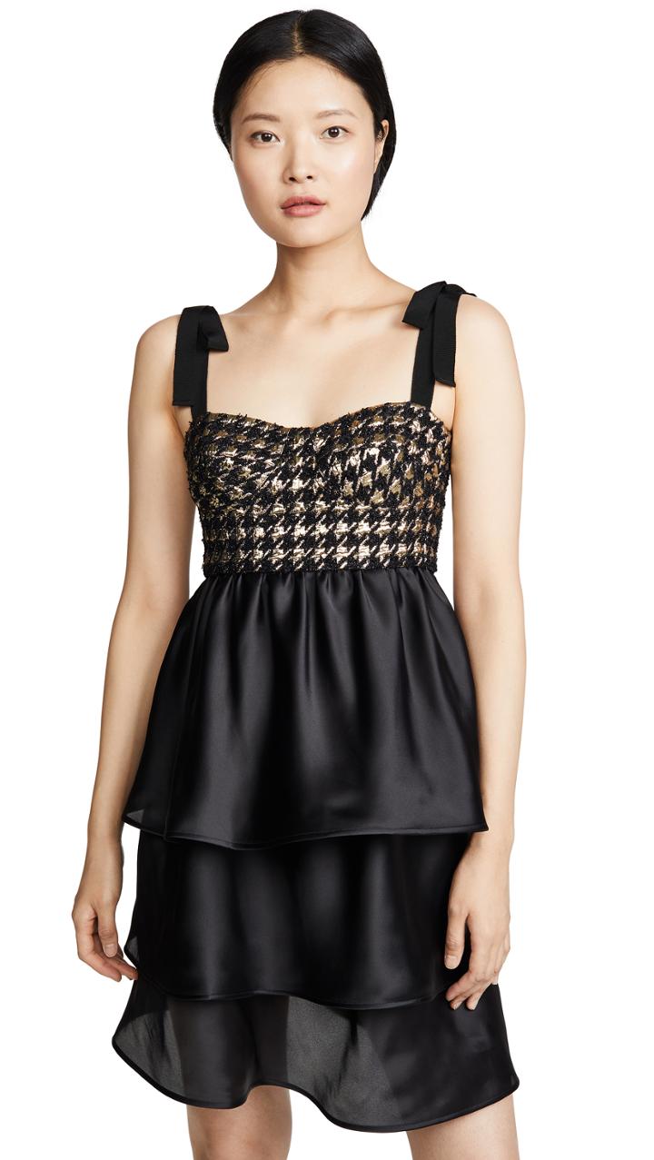 Silvia Tcherassi Check Bustier Dress