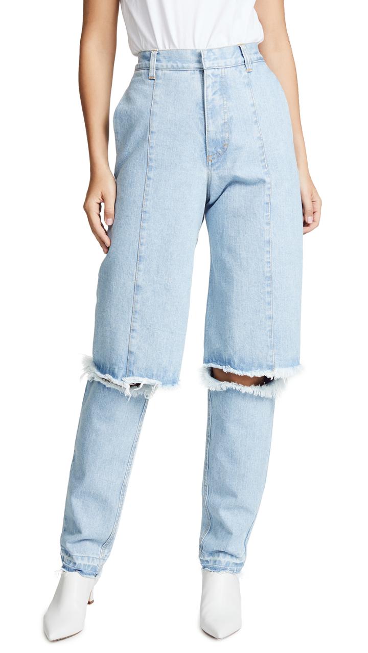 Ksenia Schnaider Slim Demi Jeans