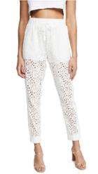 Kendall Kylie Broderie Anglaise Pants