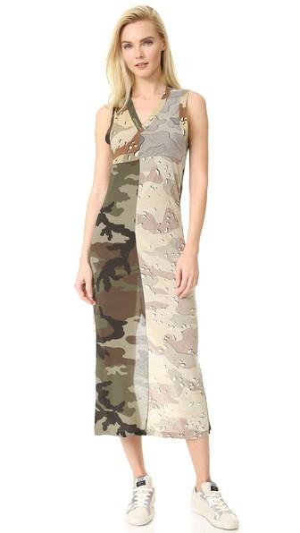 Mm6 Printed Camouflage Dress
