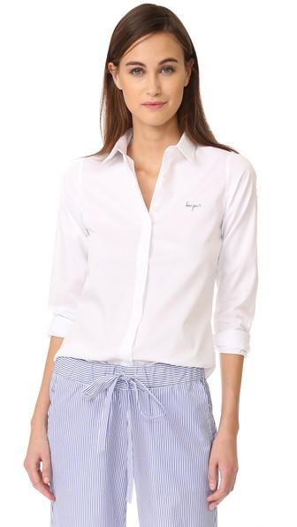 Maison Labiche Bonjour Button Down Shirt