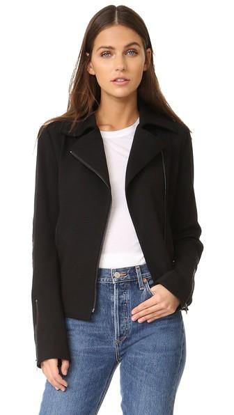 James Jeans Ponte Combo Motorcycle Jacket