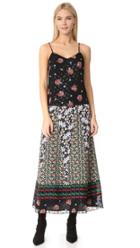 Anna Sui Bouquet Dots Maxi Slip Dress