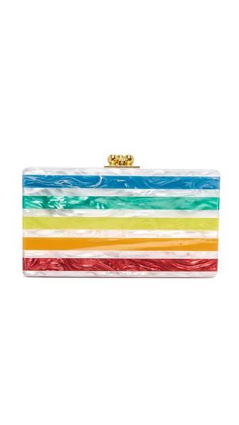 Edie Parker Jean Striped Clutch