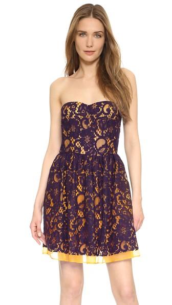 Msgm Strapless Dress