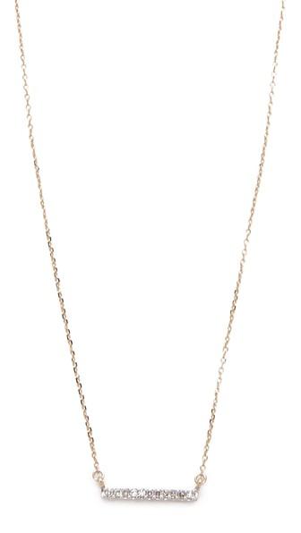 Adina Reyter Pave Bar Necklace