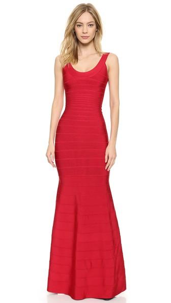 Herve Leger Ellen Gown
