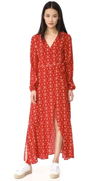 The Fifth Label Return To Paradise Long Sleeve Dress