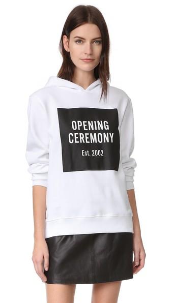 Opening Ceremony Established Hood Box Sweatshirt
